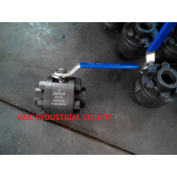 Three PCS Forge Ball Valve with High Pressure